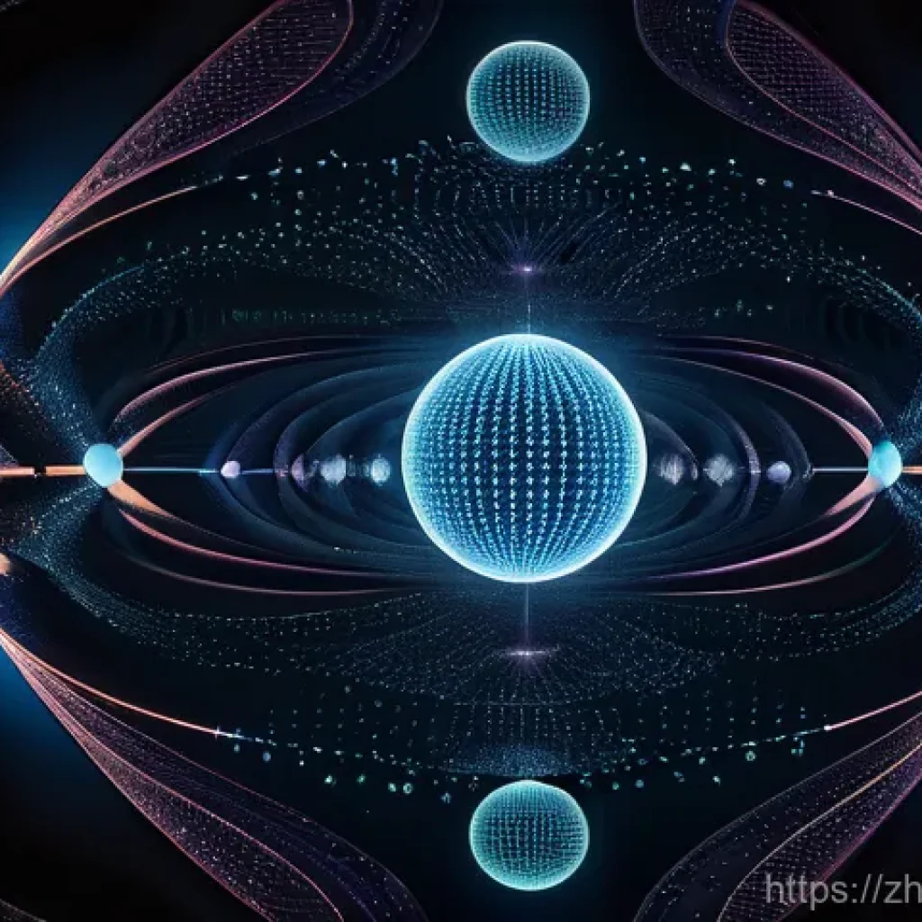 정수론의 기본 정리 - **Prompt:** An abstract and conceptual image representing the unique "mathematical DNA" of numbers. ...