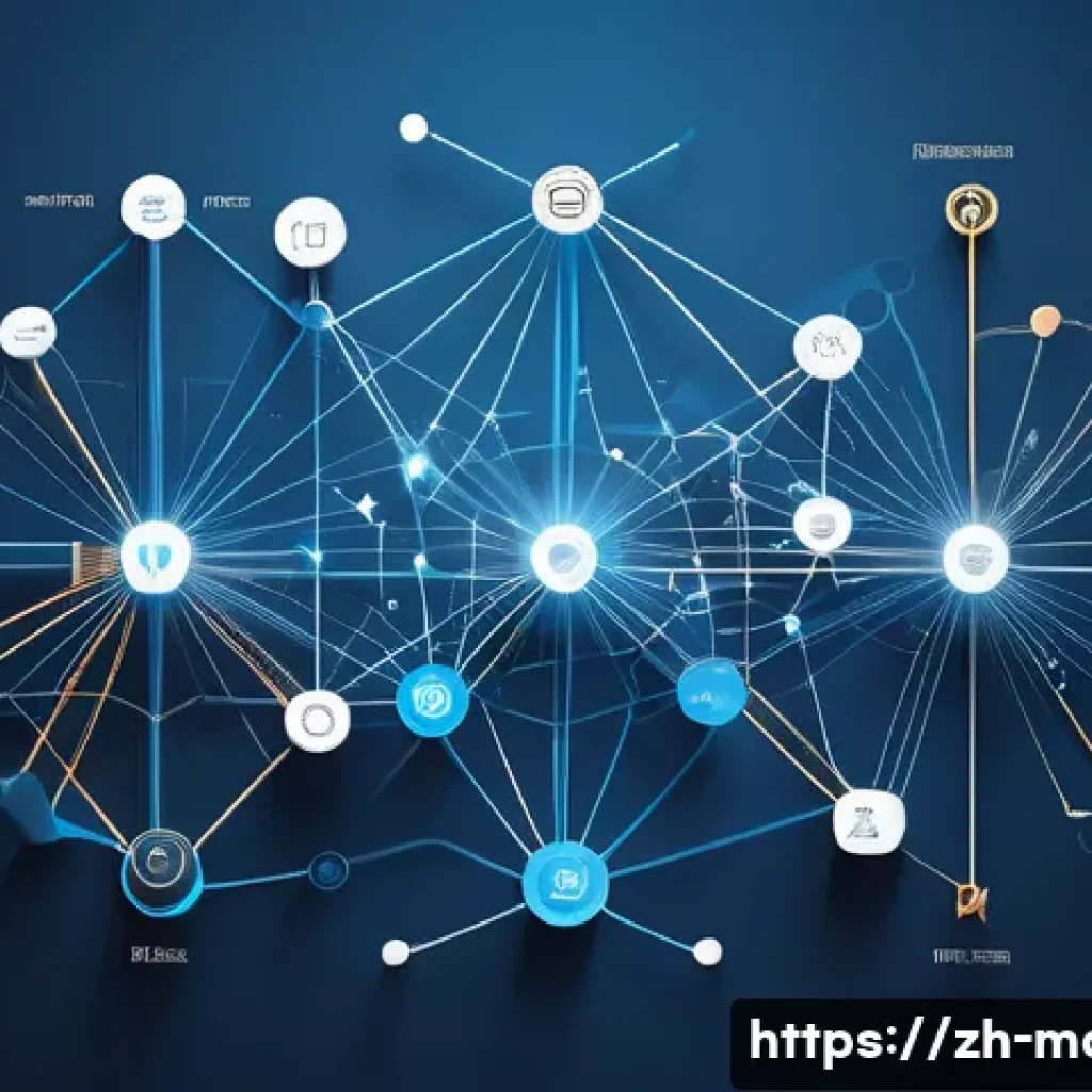 그래프 이론 기초 - A detailed digital illustration of a complex social network graph, featuring both directed and undir...